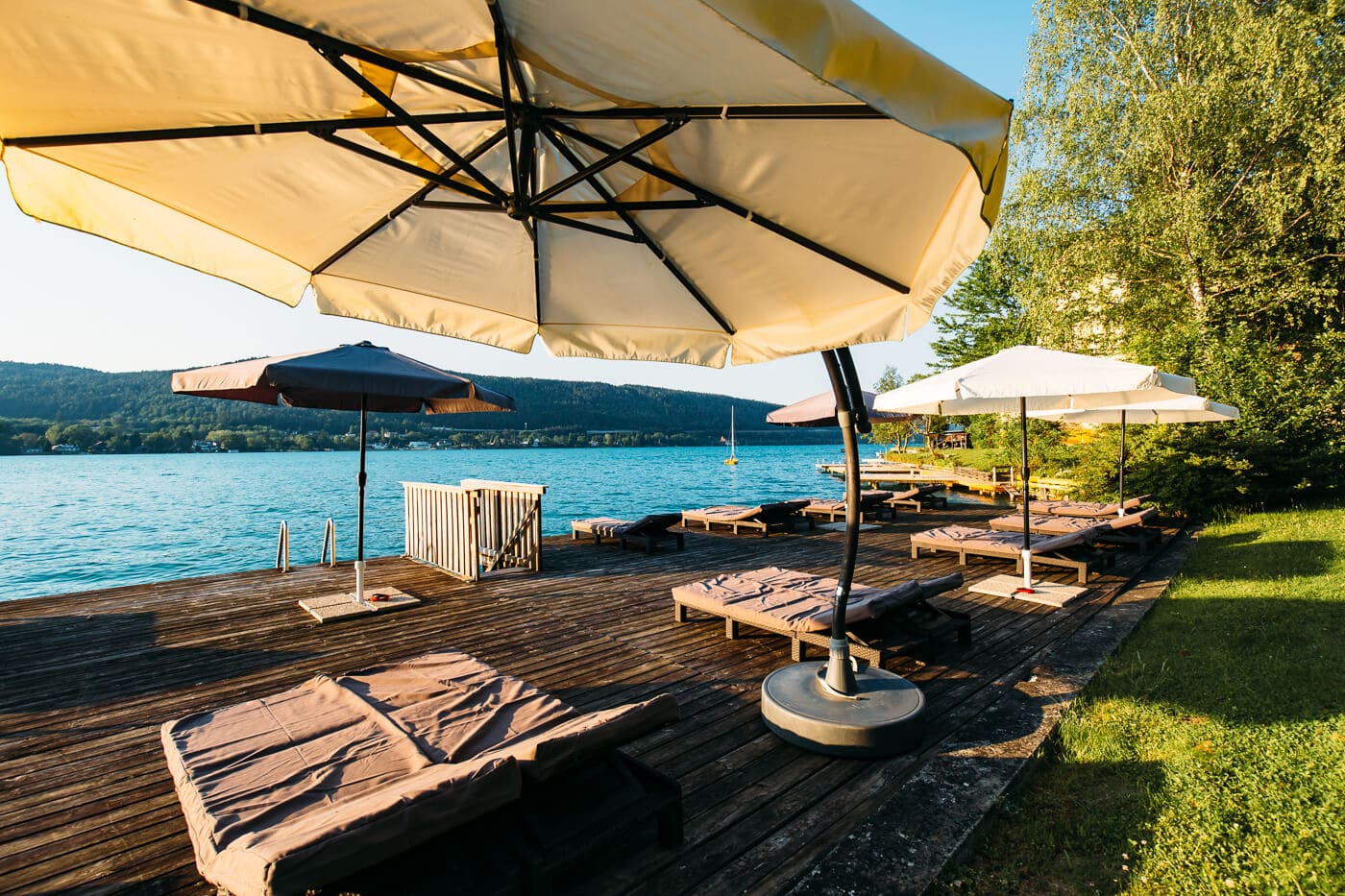 Blick auf den Wörthersee – Ferienwohnung Wörthersee