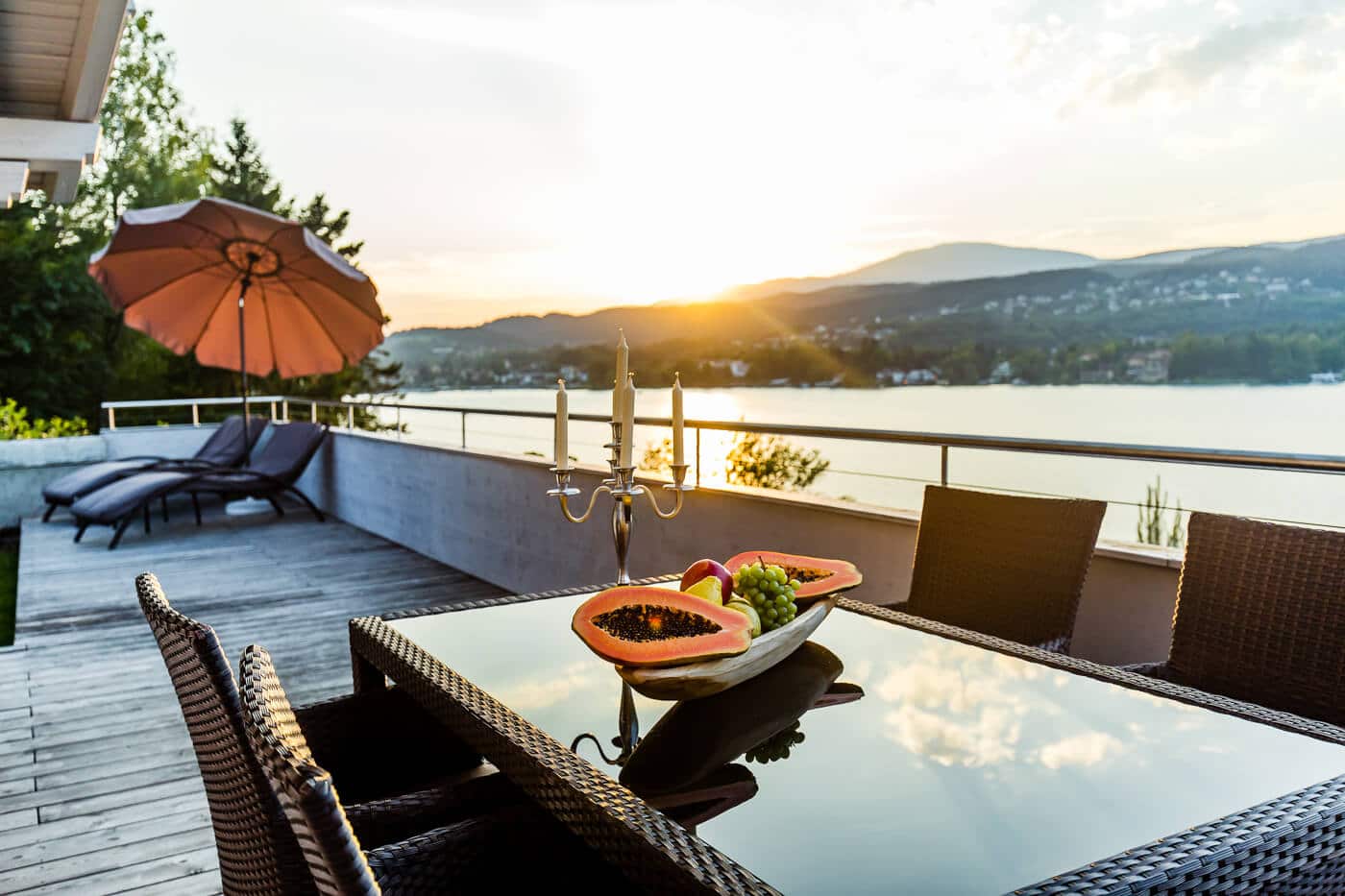 Wohnbereich – Ferienwohnung Wörthersee